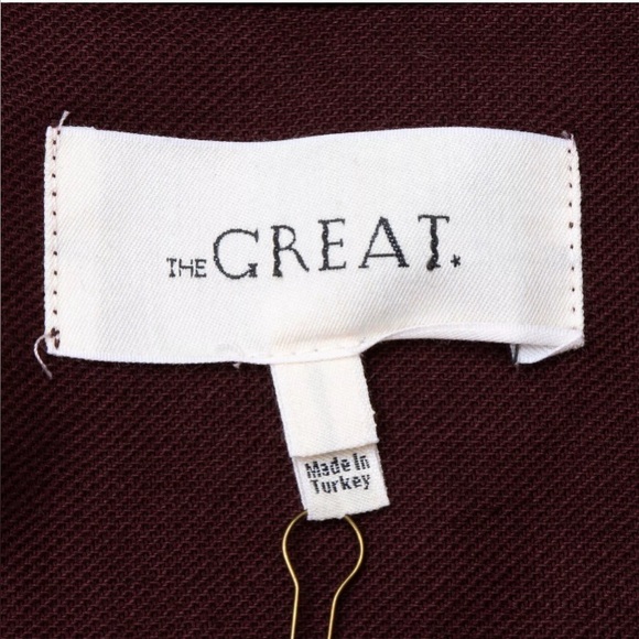 THE GREAT. Army Shirt Jacket Linen Blend - Picture 5 of 7